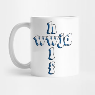 wwjd x hwlf (blueberry edition) Mug